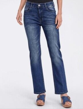 NWT!! Angels Forever Young Everluxe Lift Women's Straight Ankle Leg Jeans
